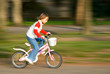 biking fast