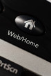 The web home page button on a keyboard.