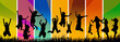 jumping young people