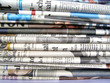 Stack of newspapers