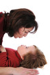 Mother and son with down syndrome