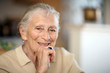 Happy senior woman portrait