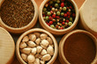 Spices - Caraway, Pepper, Cardamom, Nutmeg