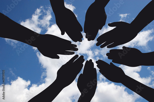Photo: hands on sky hands on sky