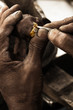 Goldsmith and diamond ring.