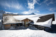 Cozy hut in top mountains. Cozy hut in top mountains.