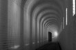 Arched Light in Hallway