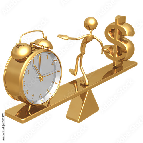Illustration: Balancing Time And Dollar Balancing Time And Dollar