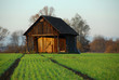 Images : Holzhütte im Feld