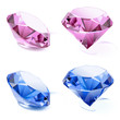Set of diamonds