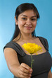 Girl with Flower