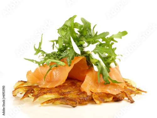 Foto: Rösti mit Räucherlachs Rösti mit Räucherlachs