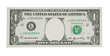 One Dollar Bill w/ No Face One Dollar Bill w/ No Face