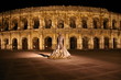 arènes de nîmes by night
