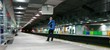 The man on the platform