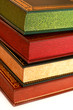 Heap of reach books on white Heap of reach books on white