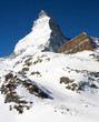 Famous Matterhorn. Swizz side Famous Matterhorn. Swizz side