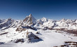 Panoramic view of Alps in Bernese Oberland region Panoramic view of Alps in Bernese Oberland region