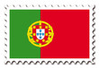 Timbre Drapeau du Portugal