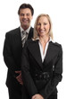 Businessman and Businesswoman