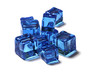 Glaçons bleus
