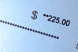 Paycheck in focus on amount