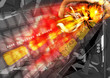 Illustration: abstract explosion abstract explosion