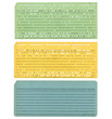 Vintage punched cards Vintage punched cards