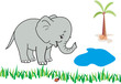 happy elephant