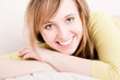 Beautiful young woman relaxing