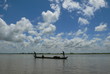 embarcation de pêcheurs dans le delta du Mékong - Vietnam
