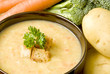 Potato Soup and Fresh Vegetables Potato Soup and Fresh Vegetables