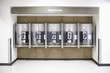 Pay phones in a hallway