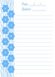 Sakura Blue Stationery