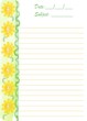 Sunflower Stationery