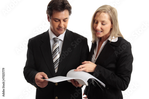 Business people work colleagues