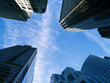 Chicago buildings and blue sky
