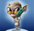 gollum on the phone