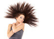 woman with long hair