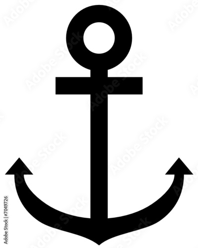 Vecteur : Ancre marine simple Ancre marine simple