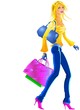 Illustration: Nice Girl going to shopping Nice Girl going to shopping