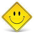 Panneau Smiley