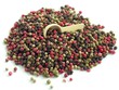 grains of multicolor pepper