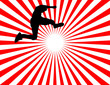 jumping man