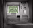 Hole in the wall cash machine on a night Hole in the wall cash machine on a night