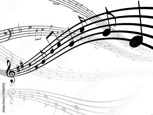 musical notes vector. Zoom Not Available: Vector