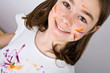 Girl painting