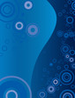 Circles on aqua background Circles on aqua background