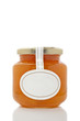 Apricot glass jar Apricot glass jar