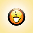 Coffee Cup Button Coffee Cup Button